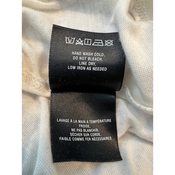 Elevenses Anthropologie Basia Romper Blue and White Boho Style Size XL - Picture 11 of 11